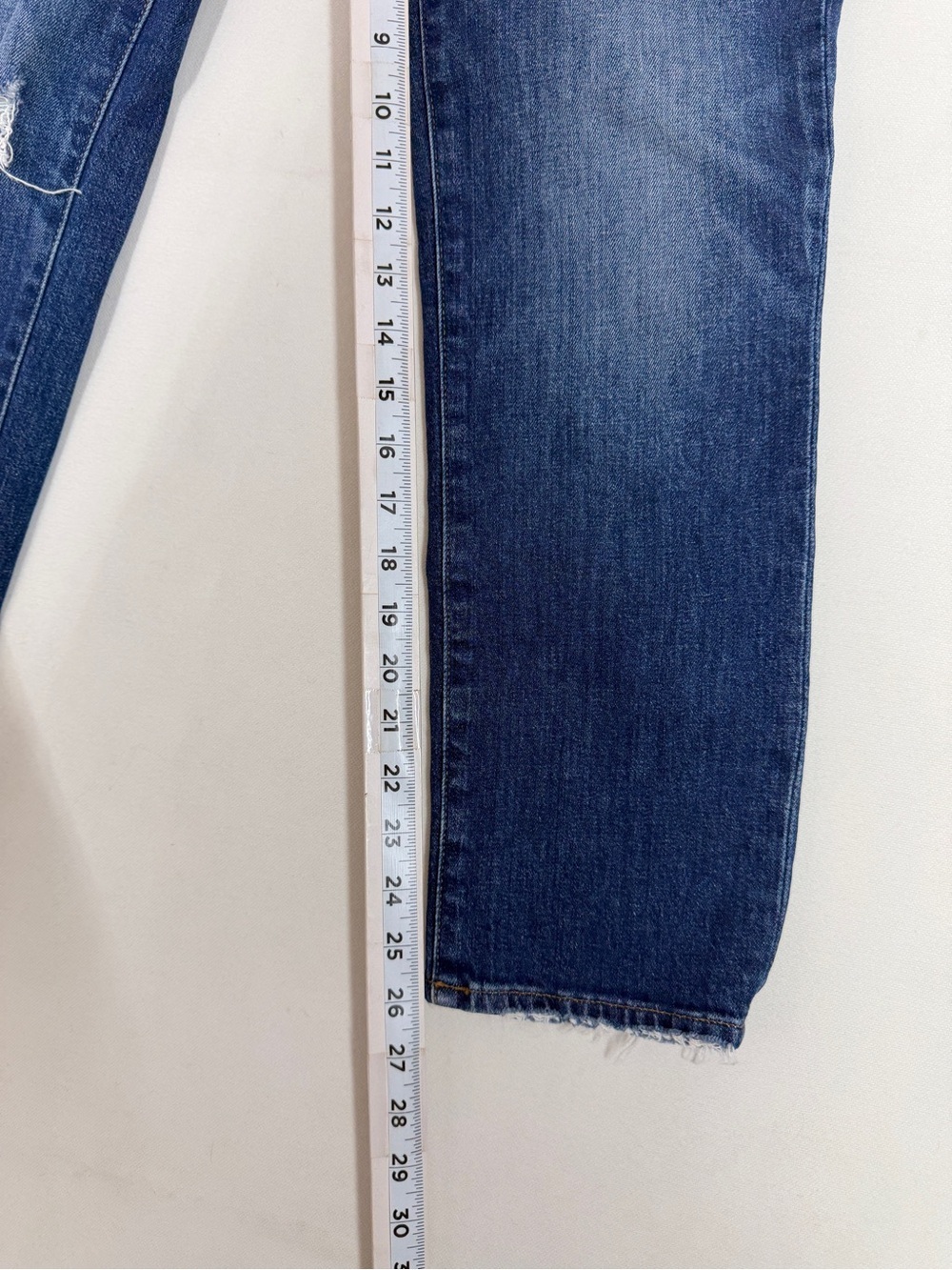 Madewell Womens The Perfect Vintage Crop Jean Blue Size 25 Distressed High Rise - Picture 5 of 9